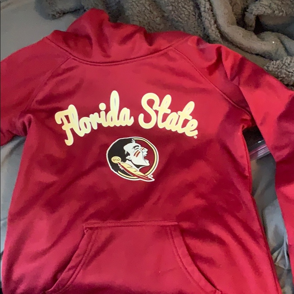 FSU cowl neck hoodie